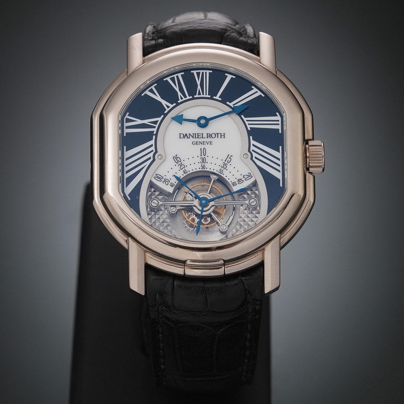 Daniel Roth Masters Tourbillon 8-Day 18K White Gold Men's Watch,